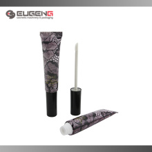 Tube doux en plastique cosmétique pour lipgloss